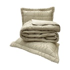 Cobre Leito Casal Bouke Dupla Face 3pç 100% Poliéster - Cáqui