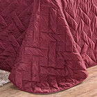 Cobre Leito Casal Clean Vinho Enxovais Aquarela 3 Peças