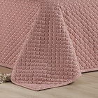 Cobre Leito Casal Doroty Micropercal 100% Poliéster - Rosé