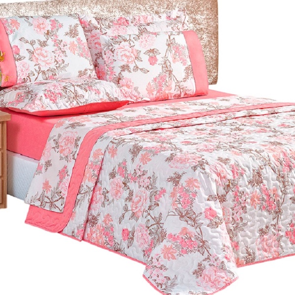 Cobre Leito Casal Exotic Suave Micropercal 200 Fios 3pç 100%