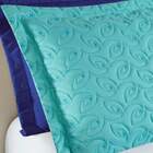 Cobre Leito Casal Florency Micropercal 200 Fios 3 Pçs Azul