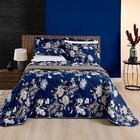 Cobre Leito Casal Laura Percal 180 Fios 3 Peças - Floral