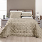 Cobre Leito Casal Lint Micropercal 300fios 3pç 100% Poliéster