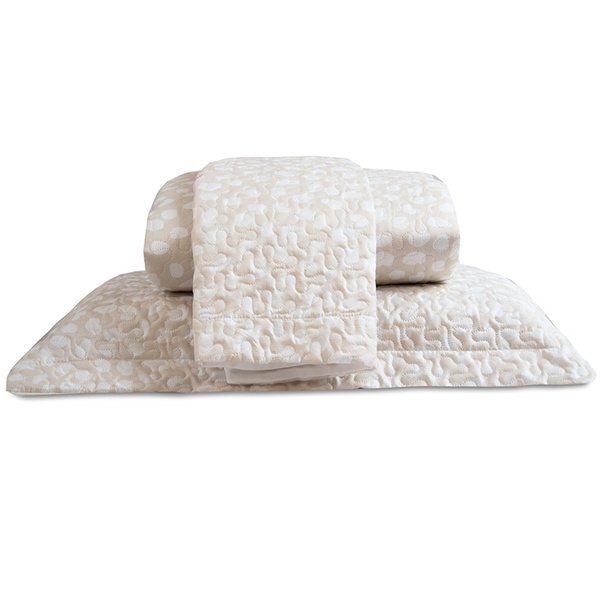 Cobre Leito Casal Padrão Bouti Basic Estampado 180 Fios 3 Peç
