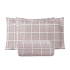 Cobre Leito Casal Padrão Classic Estampado 160 Fios 3 Peças -