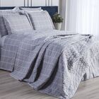 Cobre Leito Casal Padrão Classic Estampado 160 Fios 3 Peças -