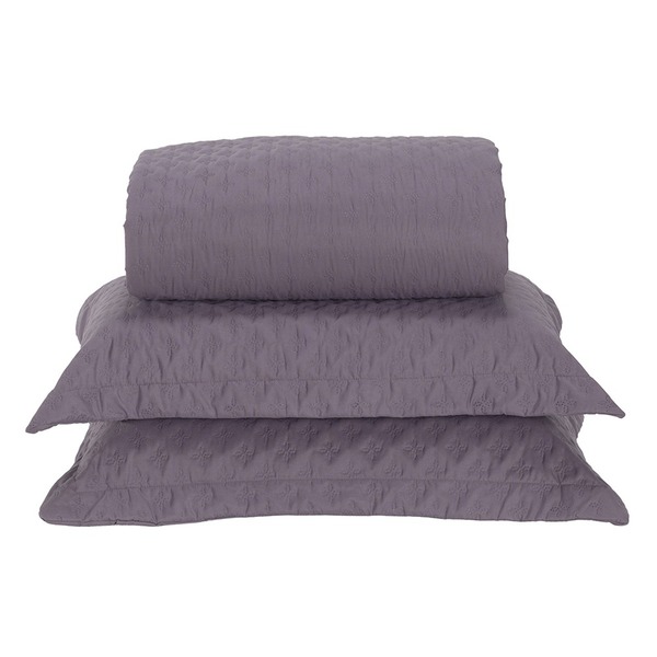 Cobre Leito Casal Padrão Milão Dupla Face Micropercal 200 Fio