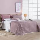 Cobre Leito Casal Padrão Petit Poa Micropercal 200 Fios Dupla