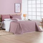 Cobre Leito Casal Padrão Petit Poa Micropercal 200 Fios Dupla