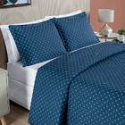 Cobre Leito Casal Padrão Ravena Bordado Micropercal 200 Fios