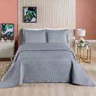 Cobre Leito Casal Padrão Ravena Bordado Micropercal 200 Fios