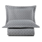 Cobre Leito Casal Padrão Ravena Bordado Micropercal 200 Fios