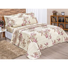 Cobre Leito Casal Padrão Requinte Tecido Percal 180 Fios Esta