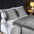 Cobre Leito Casal Padrão Shine Cetim Charmousse 3 Peças - Pra