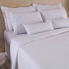 Cobre Leito Casal Padrão Urbany Bordado Hipercal 400 Fios 7 P