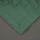 Cobre Leito Casal Percal 300 Fios Matelado Verde 3 Peças