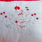 Cobre Leito Casal Perola Vermelho Enxovais Aquarela 5 Peças