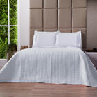 Cobre Leito Casal Queen Versatile Micropercal 3 Peças Liso Du