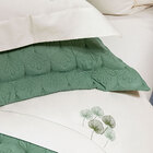 Cobre Leito Clássico King Size Verde Micro Percal Peletizado