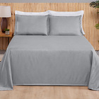 Cobre Leito Detroid King 3 Peças Piquet - Cinza