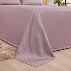 Cobre Leito Detroid Queen 3 Peças Piquet - Rosê