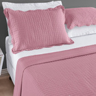 Cobre Leito Domo Original Queen Dupla Face Barato - Rosê