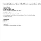 Cobre Leito Essencial Queen Palha/marrom + Jogo De Cama Ponto