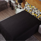 Cobre Leito Estampa Triangular 3 Pçs Para Cama Casal Queen Pr