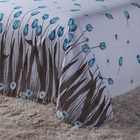 Cobre Leito Estampa Triangular 3 Pçs Para Cama Casal Queen Pr