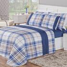 Cobre Leito Estampado 200 Fios Queen 03 Peças - Titânio