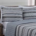 Cobre Leito Fascinação Queen 3 Peças - Listrado Preto