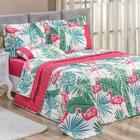Cobre Leito Flamingo 200 Fios 3 Pçs Super King