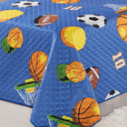 Cobre Leito Infantil Futebol Enxovais Aquarela 2 Peças