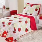 Cobre Leito Infantil Joaninha Enxovais Aquarela 2 Peças