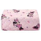 Cobre Leito Infantil Minnie Solteiro 100% Poliéster Minnie Da