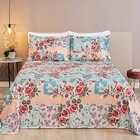 Cobre Leito Kansas King 3 Peças Piquet - Tiffany