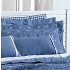 Cobre Leito King 100% Algodão 200 Fios Ornatto  03 Peças - Az