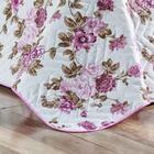 Cobre Leito King Alecrim Percal 3 Peças - Rosê