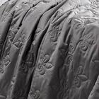 Cobre Leito King Bordado 4 Peças Duda - Cinza