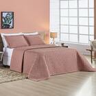 Cobre Leito King Doroty Micropercal 100% Poliéster - Rosé