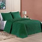 Cobre Leito King Doroty Micropercal 100% Poliéster - Verde