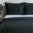 Cobre Leito King Egeo Dupla Face Percal 200 Fios 3 Peças - Pr