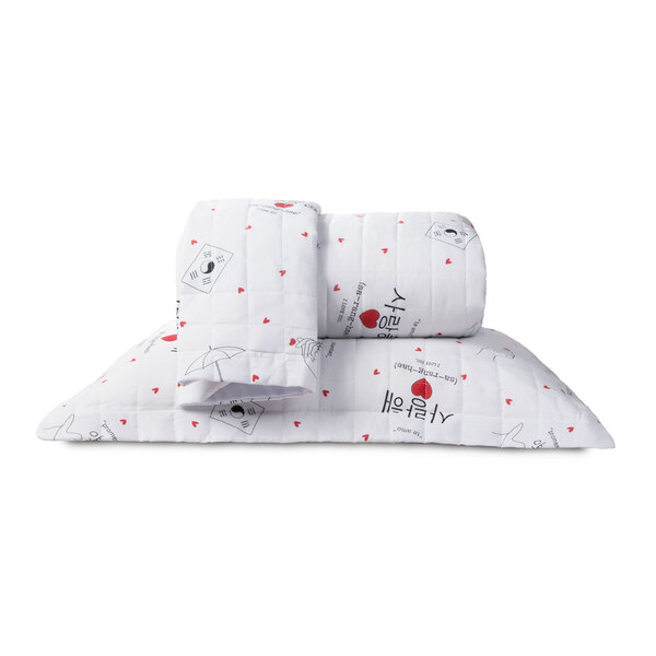 Cobre Leito King Essencialle Estampado 150 Fios 3 Peças - Dor