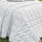 Cobre Leito King Istambul Bordado 200 Fios 100% Algodão 5 Peç