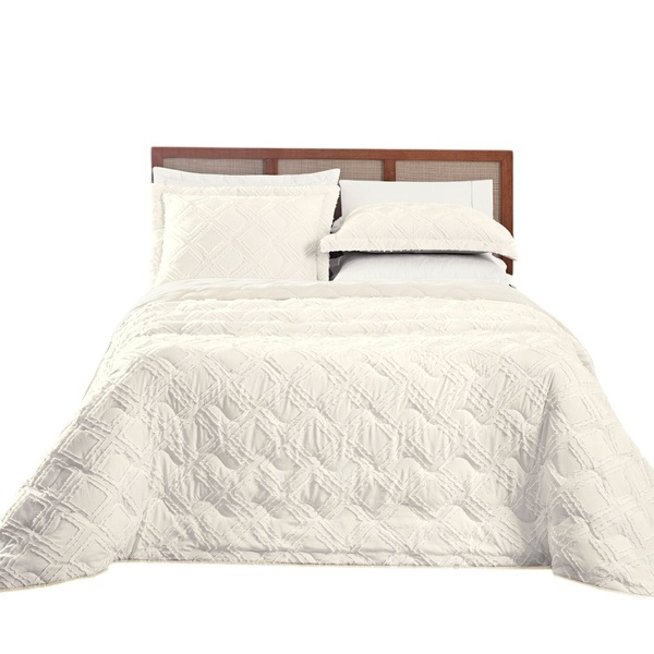 Cobre Leito King Lint Micropercal 300fios 3pç 100% Poliéster