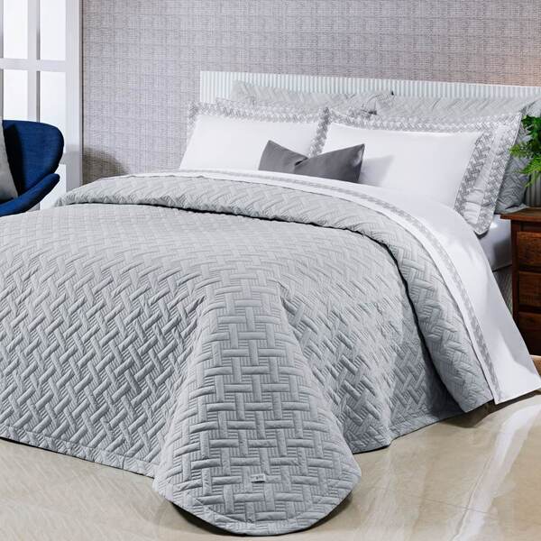 Cobre Leito King Luke 100% Algodão Percal 200 Fios 3 Peças -