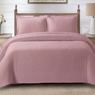 Cobre Leito King Lume Dupla Face 3pç 100% Poliéster - Malva