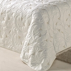 Cobre Leito King Melody Dupla Face Bordado 180 Fios 5 Peças -