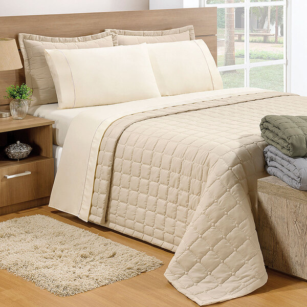 Cobre Leito King Palha Soft 3,10m X 2,60m Valle Enxovais