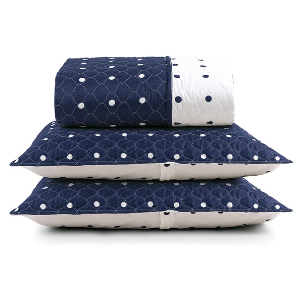 Cobre Leito King Petit Poa Micropercal 200 Fios Dupla Face 3